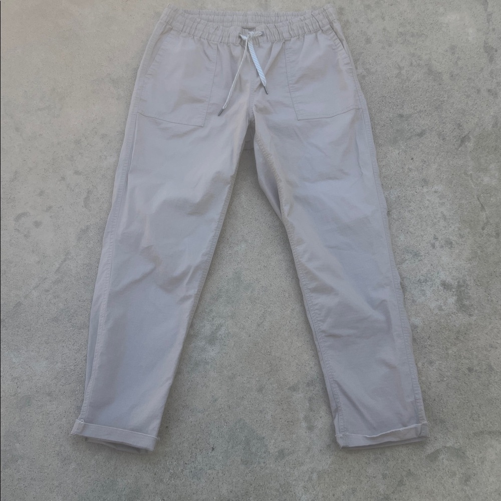 Vuori Women's Light Beige Ripstop Jogger Pants Size - Picture 1 of 9